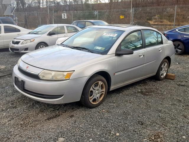 1G8AJ52F84Z154337 - 2004 SATURN ION LEVEL SILVER photo 2