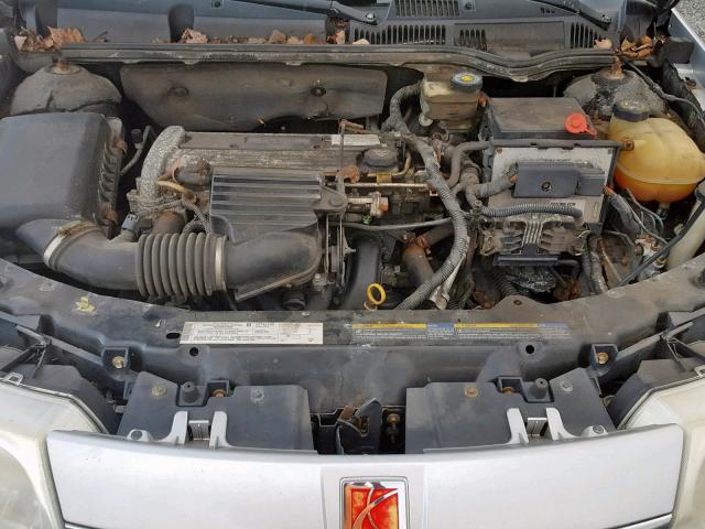 1G8AJ52F84Z154337 - 2004 SATURN ION LEVEL SILVER photo 7