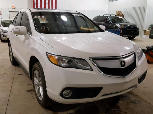 5J8TB3H58EL002210 - 2014 ACURA RDX TECHNO WHITE photo 1