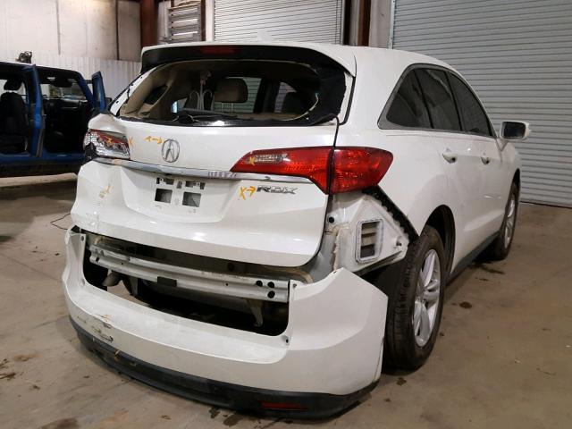 5J8TB3H58EL002210 - 2014 ACURA RDX TECHNO WHITE photo 4