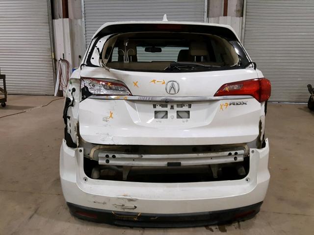 5J8TB3H58EL002210 - 2014 ACURA RDX TECHNO WHITE photo 9