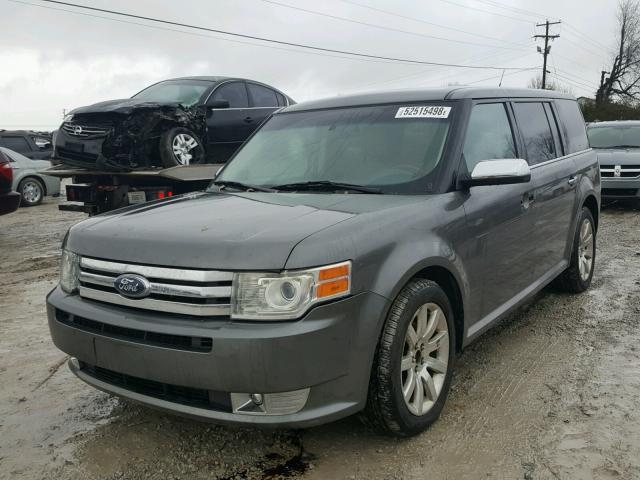 2FMEK63C29BB08264 - 2009 FORD FLEX LIMIT GRAY photo 2