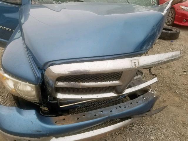 1D7HU18D34S575858 - 2004 DODGE RAM 1500 S BLUE photo 7