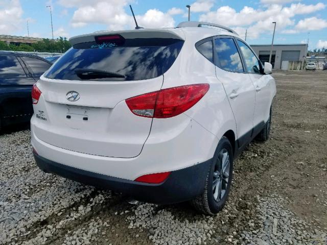 KM8JU3AG4FU109208 - 2015 HYUNDAI TUCSON LIM WHITE photo 4