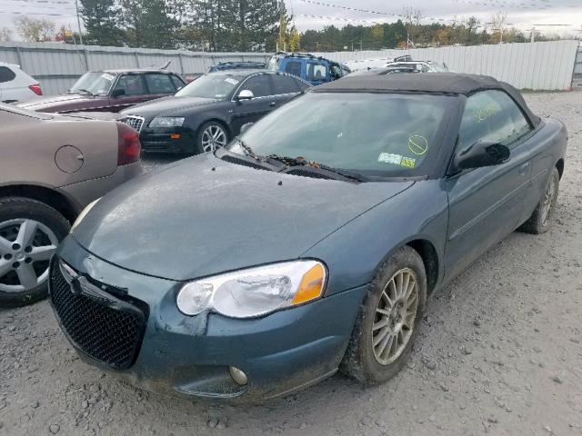 1C3EL55R65N705451 - 2005 CHRYSLER SEBRING TO GREEN photo 2