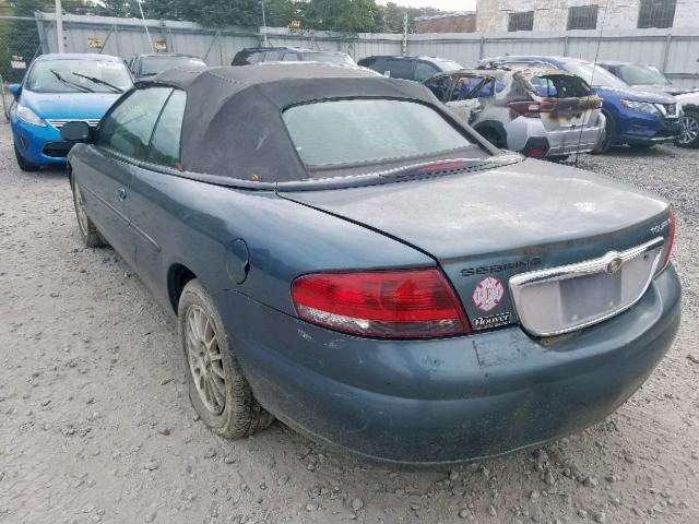 1C3EL55R65N705451 - 2005 CHRYSLER SEBRING TO GREEN photo 3