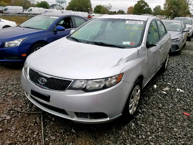 KNAFU4A20C5587164 - 2012 KIA FORTE EX SILVER photo 2