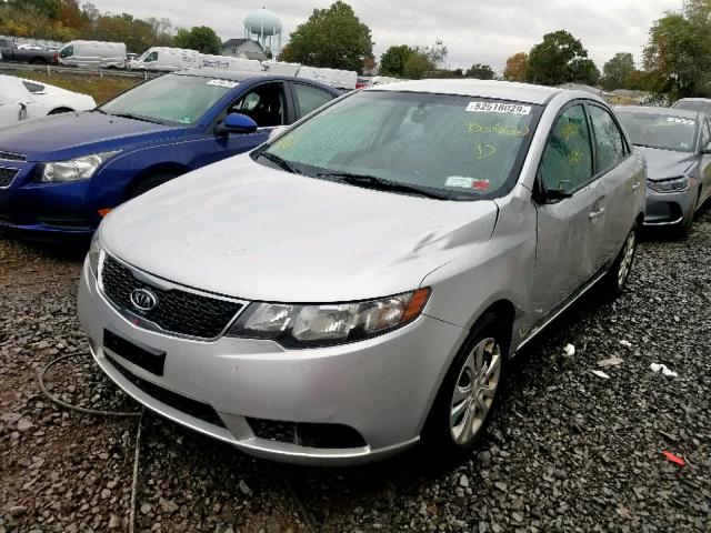 KNAFU4A20C5587164 - 2012 KIA FORTE EX SILVER photo 9