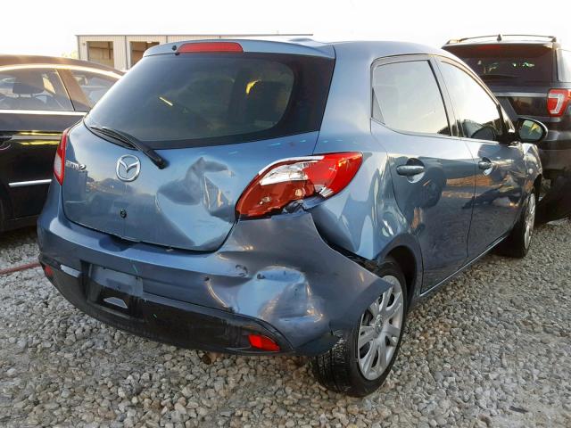 JM1DE1KYXE0172779 - 2014 MAZDA MAZDA2 SPO 蓝色 照片 4
