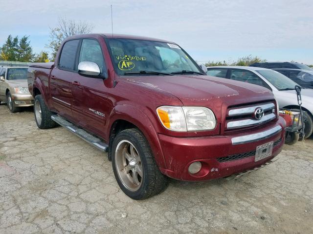 5TBET341X6S508640 - 2006 TOYOTA TUNDRA DOU RED photo 1