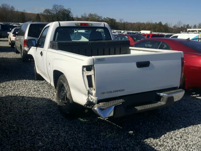 1GCCS148358241282 - 2005 CHEVROLET COLORADO WHITE photo 3