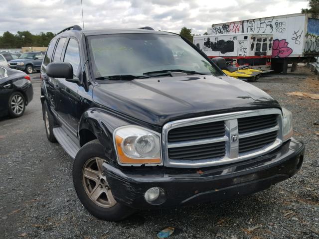 1D4HB58N84F187486 - 2004 DODGE DURANGO LI BLACK photo 1