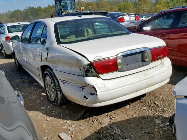 1G4HP52K45U161022 - 2005 BUICK LESABRE CU WHITE photo 3