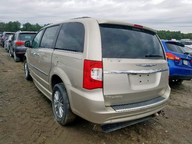 2C4RC1CG6DR542342 - 2013 CHRYSLER TOWN & COU TAN photo 3