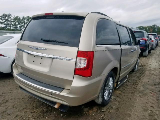 2C4RC1CG6DR542342 - 2013 CHRYSLER TOWN & COU TAN photo 4