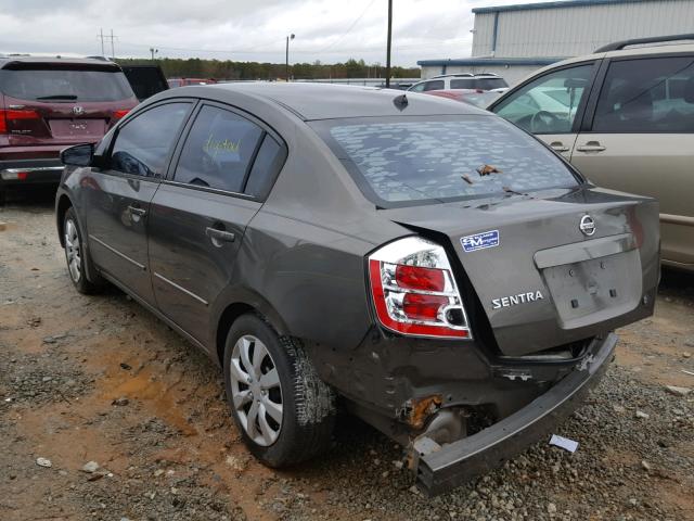 3N1AB61EX8L646921 - 2008 NISSAN SENTRA 2.0 GRAY photo 3