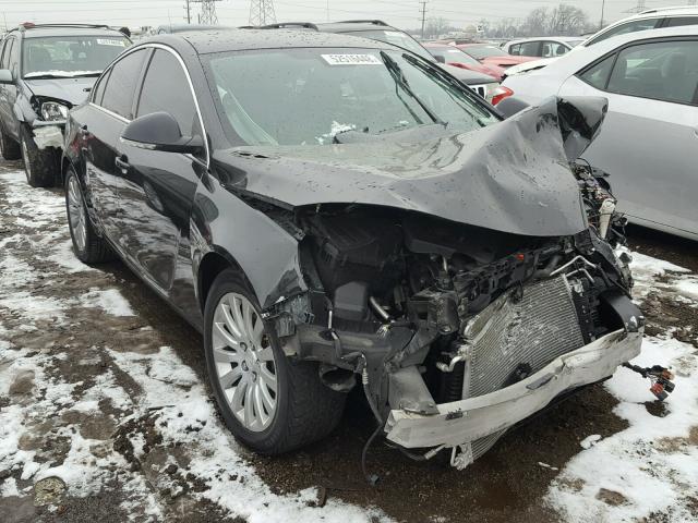 2G4GS5EV7D9176321 - 2013 BUICK REGAL PREM BLACK photo 1