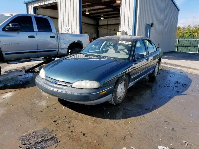 2G1WN52M3T9254958 - 1996 CHEVROLET LUMINA LS GREEN photo 2