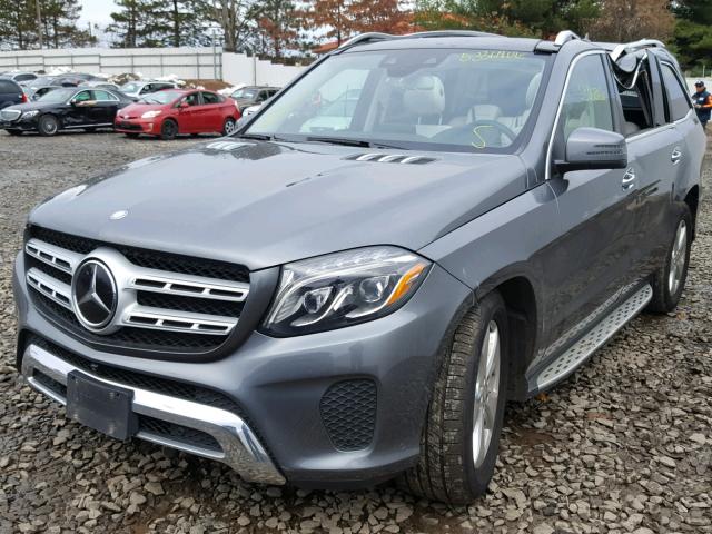 4JGDF6EE6HA856623 - 2017 MERCEDES-BENZ GLS 450 4M GRAY photo 2