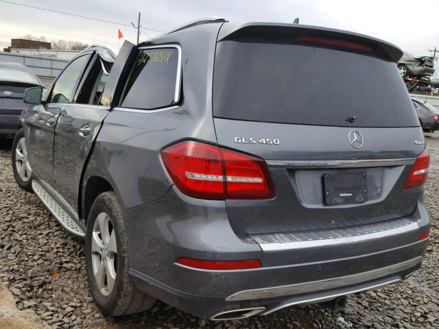 4JGDF6EE6HA856623 - 2017 MERCEDES-BENZ GLS 450 4M GRAY photo 3