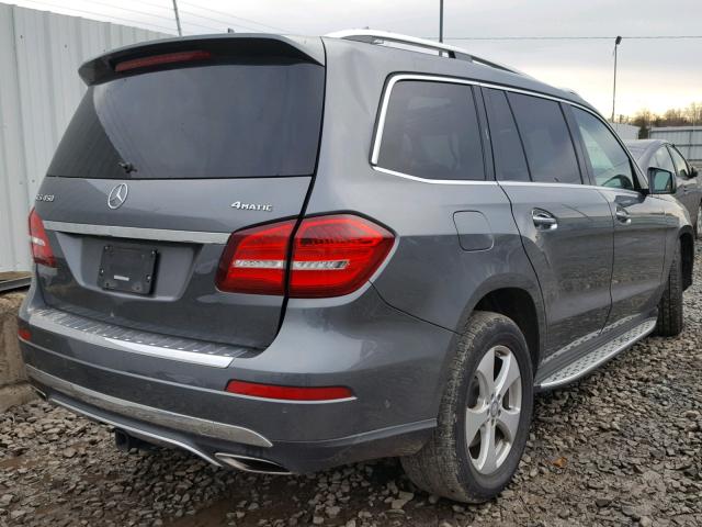 4JGDF6EE6HA856623 - 2017 MERCEDES-BENZ GLS 450 4M GRAY photo 4