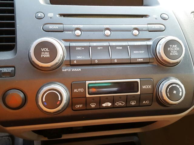 JHMFA36259S017555 - 2009 HONDA CIVIC HYBR 黑色 照片 9