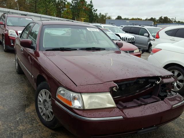 2MEFM74W24X676820 - 2004 MERCURY GRAND MARQ BURGUNDY photo 1