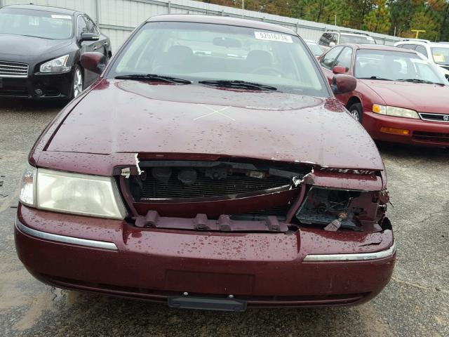 2MEFM74W24X676820 - 2004 MERCURY GRAND MARQ BURGUNDY photo 9