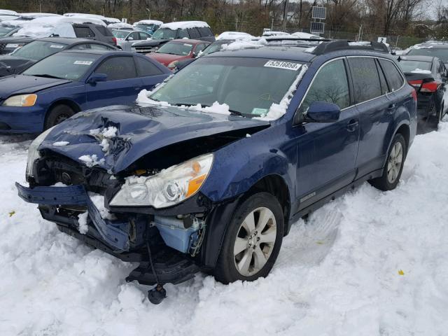 4S4BRDKCXB2371859 - 2011 SUBARU OUTBACK 3. BLUE photo 2