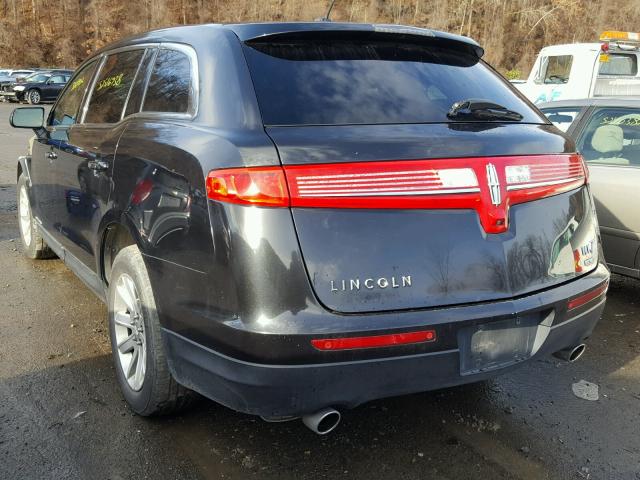 2LMHJ5NK8EBL56208 - 2014 LINCOLN MKT BLACK photo 3