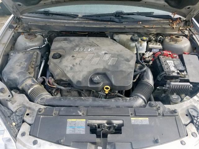 1G2ZH57N784153949 - 2008 PONTIAC G6 GT SILVER photo 7