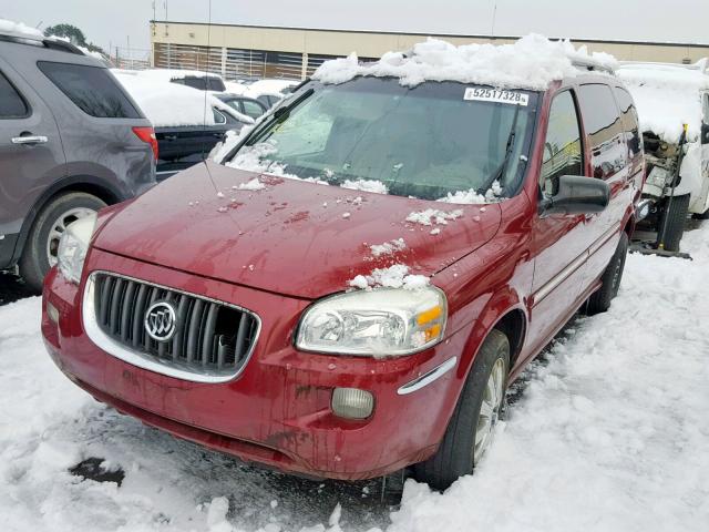 5GADV33L05D287710 - 2005 BUICK TERRAZA CX BURGUNDY photo 2