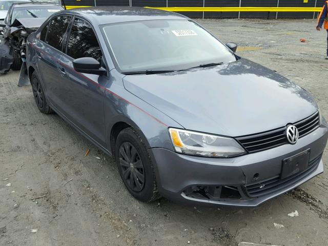 3VW1K7AJ4EM302861 - 2014 VOLKSWAGEN JETTA BASE CHARCOAL photo 1