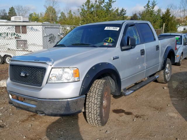 1FTPW14586FB36374 - 2006 FORD F150 SUPER SILVER photo 2