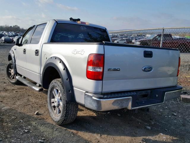 1FTPW14586FB36374 - 2006 FORD F150 SUPER SILVER photo 3