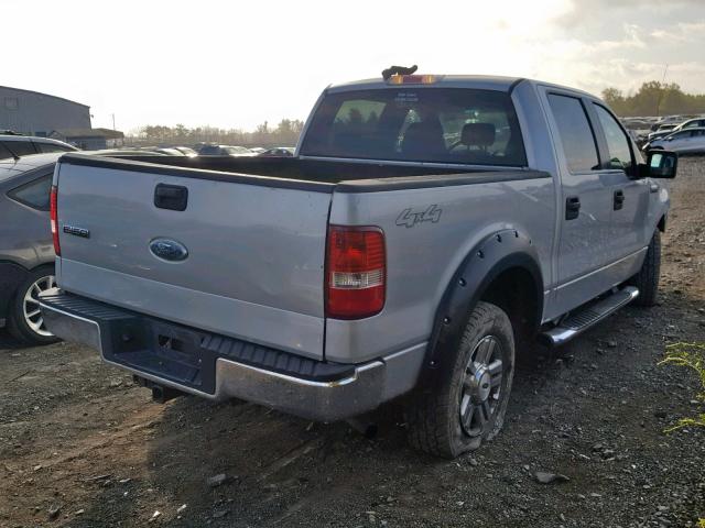 1FTPW14586FB36374 - 2006 FORD F150 SUPER SILVER photo 4