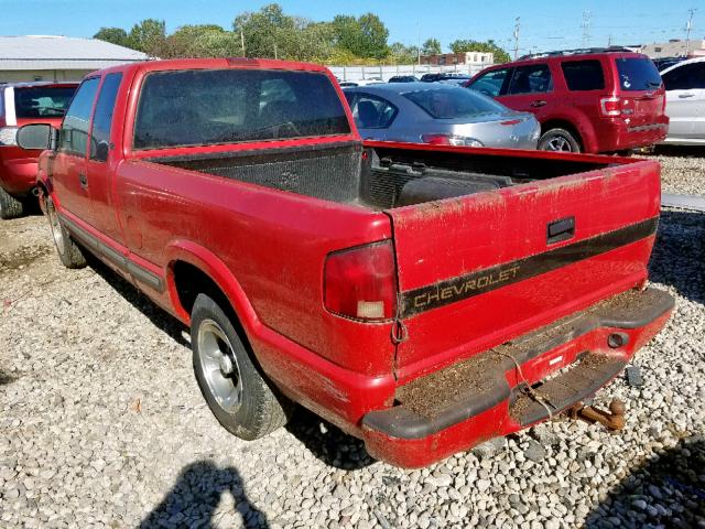 1GCCS19W418162799 - 2001 CHEVROLET S TRUCK S1 RED photo 3