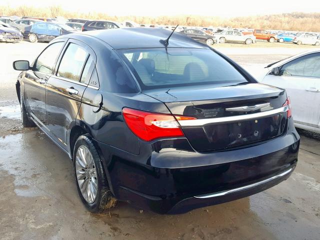 1C3CCBCB5CN187907 - 2012 CHRYSLER 200 LIMITE BLACK photo 3