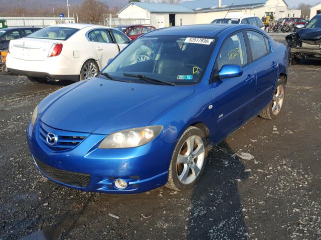 JM1BK323451255621 - 2005 MAZDA 3 S BLUE photo 2