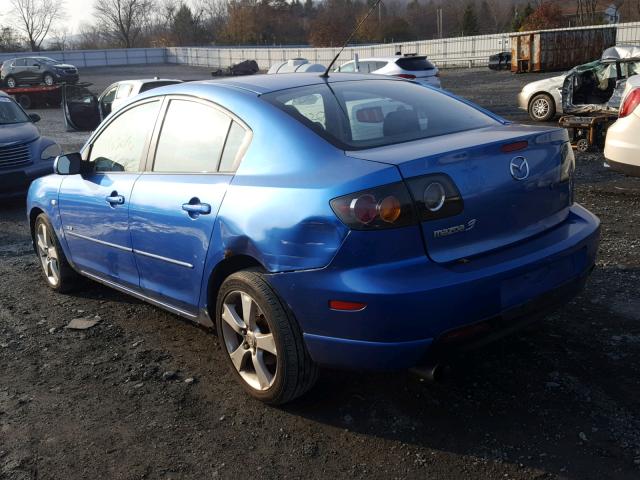 JM1BK323451255621 - 2005 MAZDA 3 S BLUE photo 3