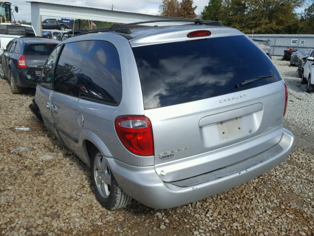 1D4GP45R15B276680 - 2005 DODGE CARAVAN SX SILVER photo 3