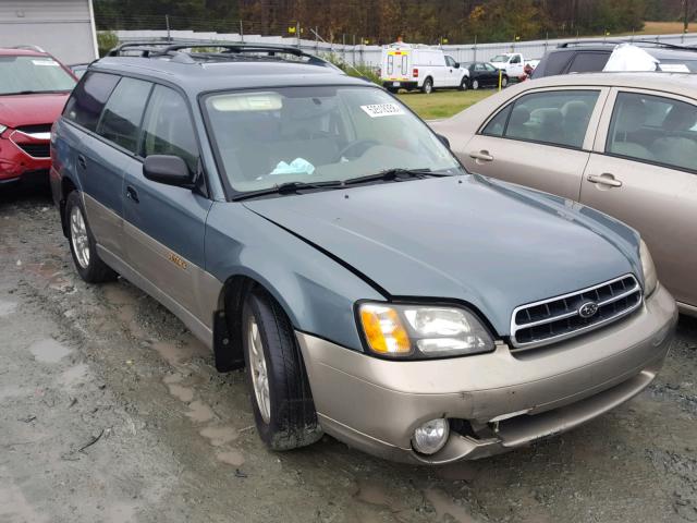 4S3BH665617648023 - 2001 SUBARU LEGACY OUT GREEN photo 1