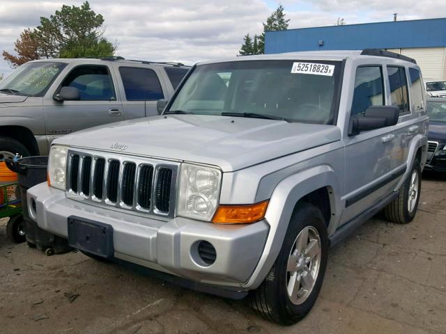 1J8HG48K47C521042 - 2007 JEEP COMMANDER ვერცხლისფერი ფოტო 2