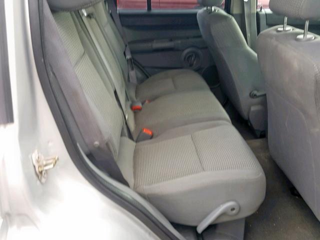 1J8HG48K47C521042 - 2007 JEEP COMMANDER ვერცხლისფერი ფოტო 6