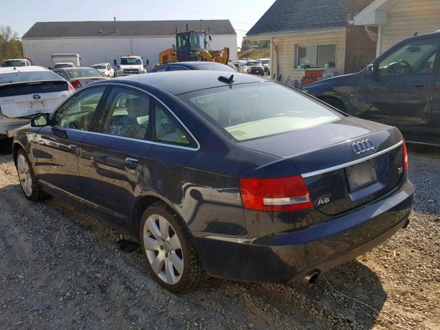 WAUDH74F76N084750 - 2006 AUDI A6 3.2 QUA BLUE photo 3