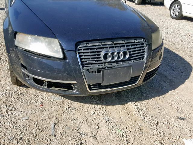 WAUDH74F76N084750 - 2006 AUDI A6 3.2 QUA BLUE photo 9