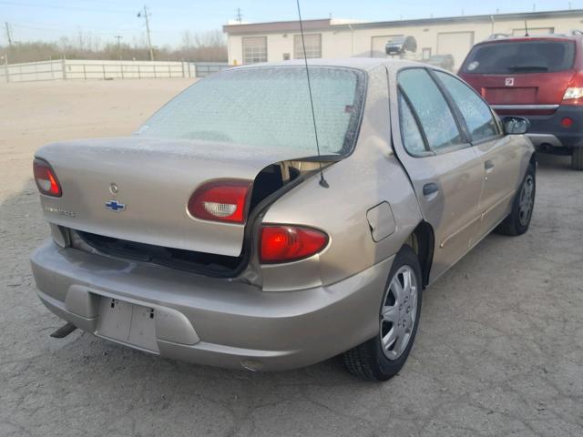 1G1JF524027347539 - 2002 CHEVROLET CAVALIER L BLUE photo 4