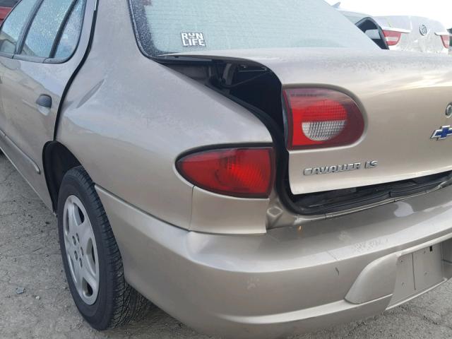 1G1JF524027347539 - 2002 CHEVROLET CAVALIER L BLUE photo 9