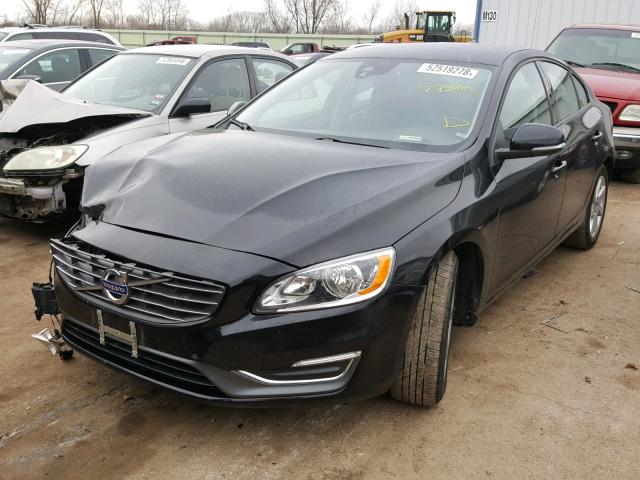 YV140MFJ5F1345580 - 2015 VOLVO S60 BLACK photo 2