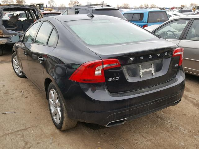 YV140MFJ5F1345580 - 2015 VOLVO S60 BLACK photo 3